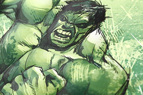 Edge Home Products X21Hu Hulk 3D Molded Foam Art 15X15 #TOP3