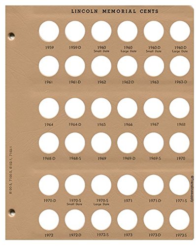 Album Lincoln Cent Dansco avec pages issues Proof pour collectionneur
