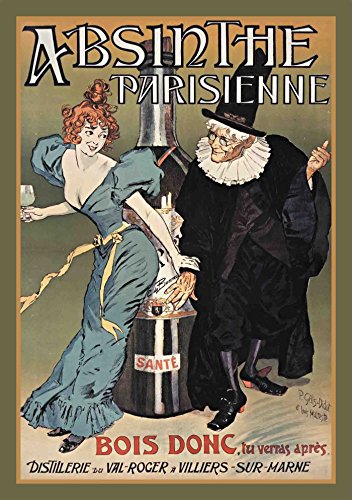 Carnet Ligné Absinthe Parisienne (Bnf Affiches) (French Edition)