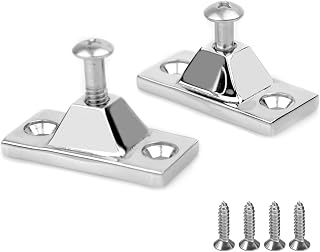 Boat Deck Hinge Bimini Top Side Mount,316 Stainless Steel Deck Hinge Fitting Hardware,Pack of 2