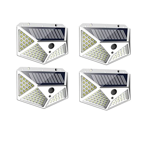 Lumière solaire extérieure 100 LED étanche et autonome à détection PIR pour sécuriser une rue