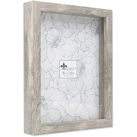 Lawrence Frames Natural Gray Shadow Box Frame Cover