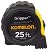 Komelon SM5425 Speed Mark Gripper Acrylic Coated Steel Blade Measuring Tape, 1-Inch X 25Ft , White