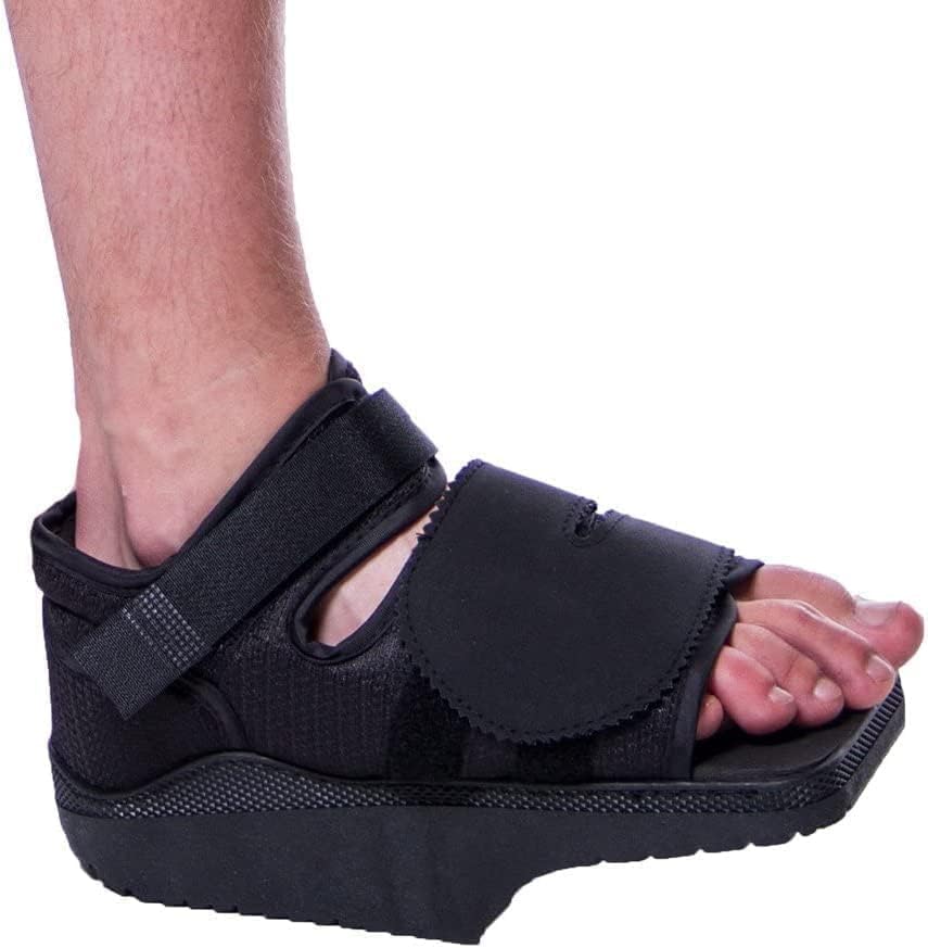 Forefoot Off-Loading Healing Shoe - Non-Weight Bearing Medical Boot for Diabetic Foot Ulcer Protection, Metatarsalgia Pain and Post Bunion, Mallet or Hammer Toe Surgery (M)