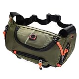 Pochete Bolsa Masculina Lateral Multiuso Ombro Bag Impermeáv (Verde-Militar)