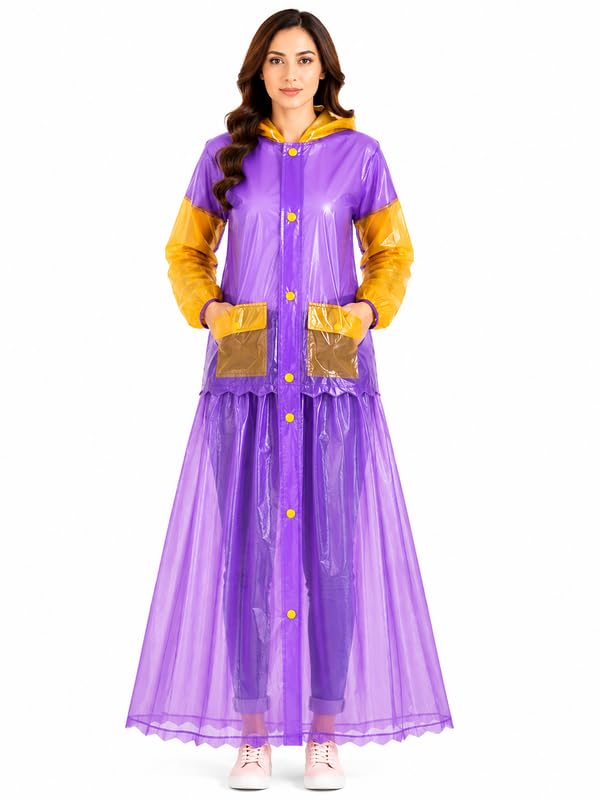 Image of Romano nx 100% Waterproof Rain Skirt Top Jacket for Women Rain Coat with 3 Years Warranty in 28 Colors