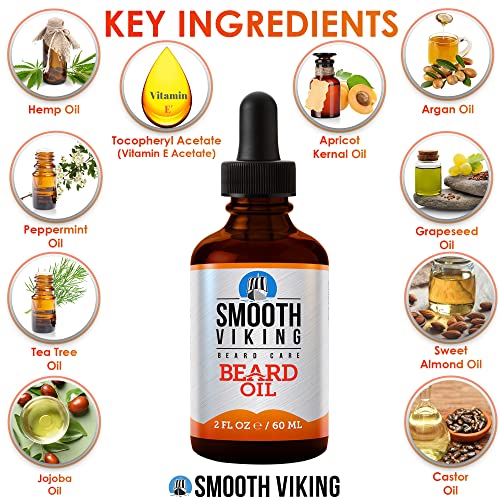 image for Smooth Viking Beard Care Beard Oil for Men - Smooth Viking Beard Oil C