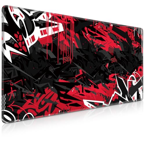 Acezeek Gaming Mouse Pad 900x400mm Large Mouse Mat with Stitched Edges/XXL Mouse Pad with Non-Slip Base/Extended Large Size Keyboard Desk Pad for PC/Office