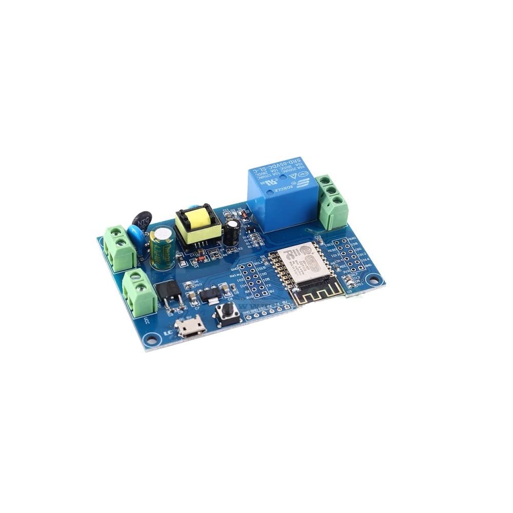 AC220V ESP8266 Wireless WIFI Relay Module 1 Channel ESP-12S Wifi Development Board-image-7
