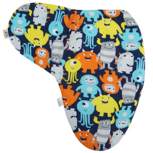 Image of BlueSnail Baby Swaddle, Soft and Comfortable, Newborn Easy Wrap Receiving Blanket, Suitable for 0-3 /3-6 Months (Coloured Monster, 0-3 Months)