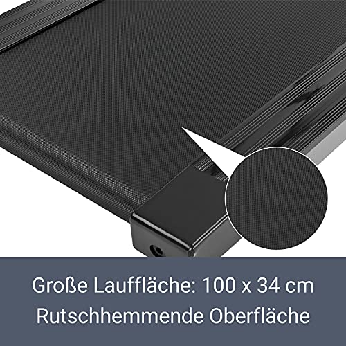 ArtSport Speedrunner 2000 Loopband, inklapbaar, 10 km/u en 12 programma's, lcd-display, elektrische hometrainer 120 kg belastbaar, fitnessapparaat 500 watt - Afbeelding 6