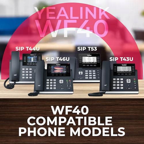 Yealink WF40 USB Wi-Fi Dongle Adapter for Desk Phones - Compatible Phone Models - T46U, T48U,T43U, T44U, T42U, T46S, T48S, T42S,T41S, T53, T52S, T27G, T29G, T46G,T48G Global Teck Microfiber Cloth by Global Teck Worldwide - Image 5