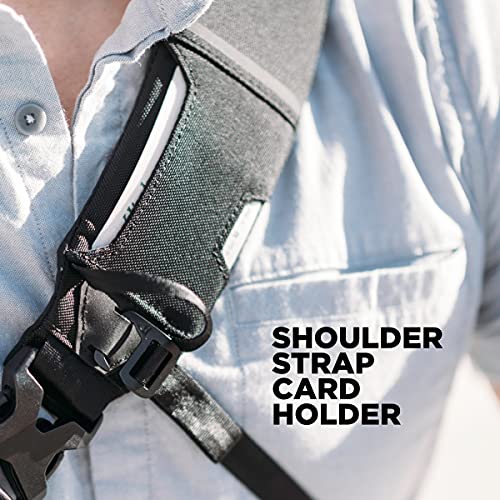 NOMATIC Navigator Sling 6L - クロスボディ トラベル スリングバッグ テックオーガナイザー - 日常的に持ち歩く, ブラック, 6L, ナビゲーター。