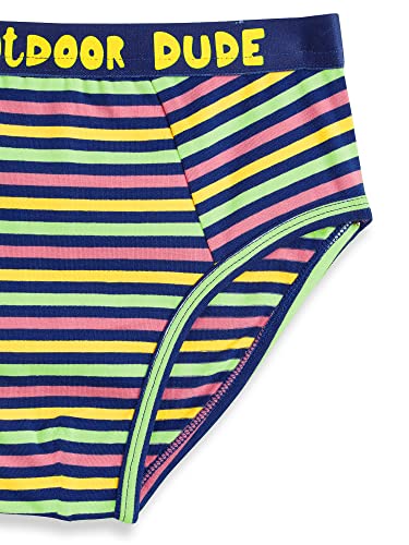 Image of XY Life Arcade Modal Briefs for Boys, Relaxed Fit, Stripes