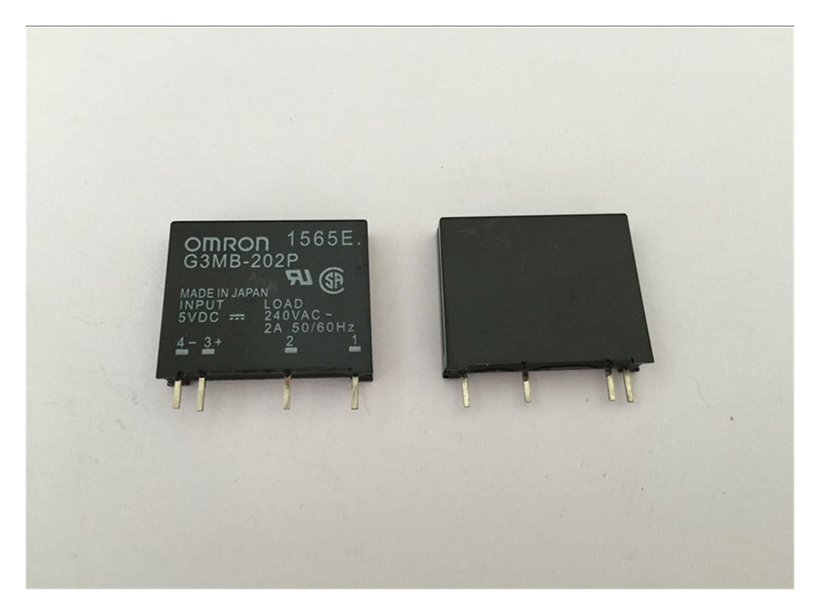Relé de estado sólido G3MB-202P 5VDC a 240VAC 2A SSR SSR de conmutación electrónica