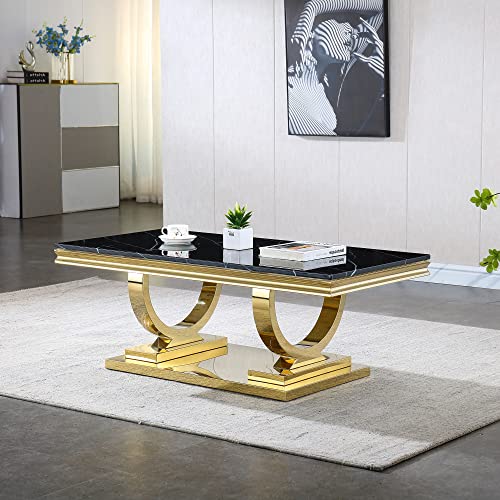 Luxury Marble Coffee Table Modern