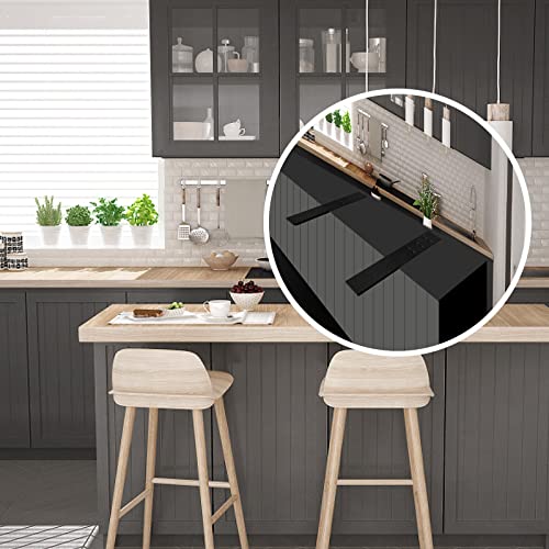 Ykppky Countertop Support Brackets Solid Heavy Metal Hidden Countertop Brackets，3-Pack，Floating Shelf Bracket Heavy Duty,Suitable For Granite, Quartz, Wood And Concrete Countertops(15In). #TOP5