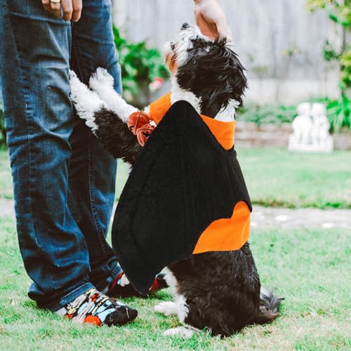 Disfraz Alas de Murciélago para perros y gatos Halloween talla L miniatura 4