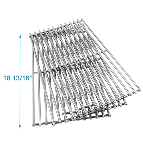 Bbqration Replacement Kit For Kitchen Aid 720-0954 720-0954R 720-0733 720-0733A 720-0954A 720-0954Ac, Cooking Grates, Burners Tube And Heat Plates Replacement Parts For Kitchen Aid 4-Burner Gas Grill #TOP3