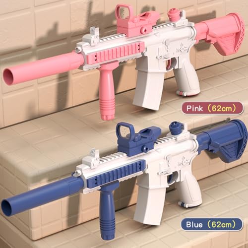 Electric Water Gun Powerful Long Distance Up to 10 M Range,Automatic Water Gun That Can Hold Water Bottles,Full Auto Water Pistol for Adults Kids Boys Girls Summer Outdoor Beach Pool Party - Image 2