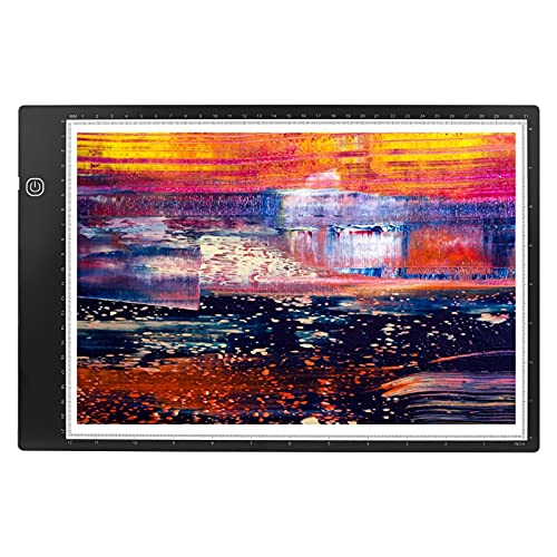 La Mejor Lista de Estarcidos disponible en línea para comprar. 41 A4 Copyboard Panel De Luz Led Ultrafino Brillo Cont Tablero De Dibujo Translúcido Alimentado por USB para Artista Animación Dibujo Arquitectura Caligrafía Estarcido