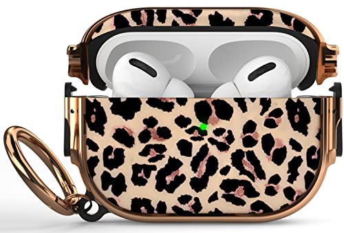Maxjoy for AirPods Pro 2nd/1st Generation Case with Lock, Cute AirPods Pro 2 Case Lock Protective Hard AirPod Pro Cover for Women Men with Keychain for Airpod Pro (2023/2022/2019), Leopard by Maxjoy - Used condition - US$7.85
