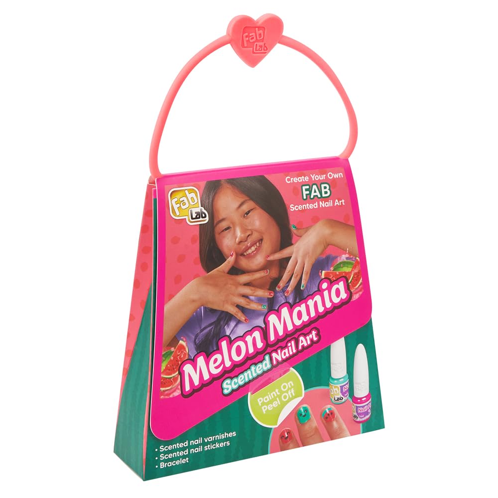 FabLab Melon Mania | Fruit Scented Nail Art | Christmas | Stocking Fillers | Birthday Gifts | 8+