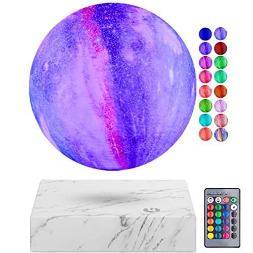 Lampe lune flottante magnétique rotative pour ambiance de salon moderne