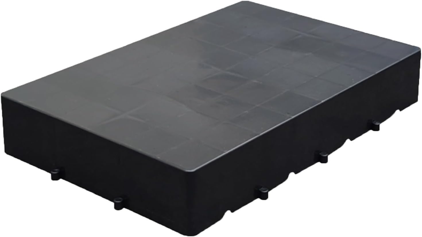 Hdpe Water Proof Grid Ventilation Floor Pallet Lightweight Breathable Grid Pad, Storage Pallet for Garage Kitchen Supermarket Closet Platform(Black,60x40x10cm)