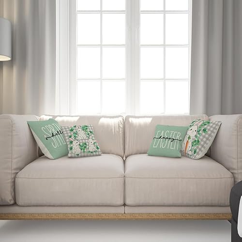 Miniatura 8 de Fundas de almohada rojas de Navidad de 18 x 18 pulgadas, funda de almohada de invierno de Navidad, fundas de cojín decorativas de Navidad, paquete