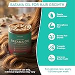 Raw Batana Oil for Hair Growth - 100% Pure & Organic 5oz Batana from Honduras, Dr. Sebi Inspired Cold-Pressed Hair & Scalp Oil, Thickens & Strengthens Natural Hair for Men & Women - Image 2