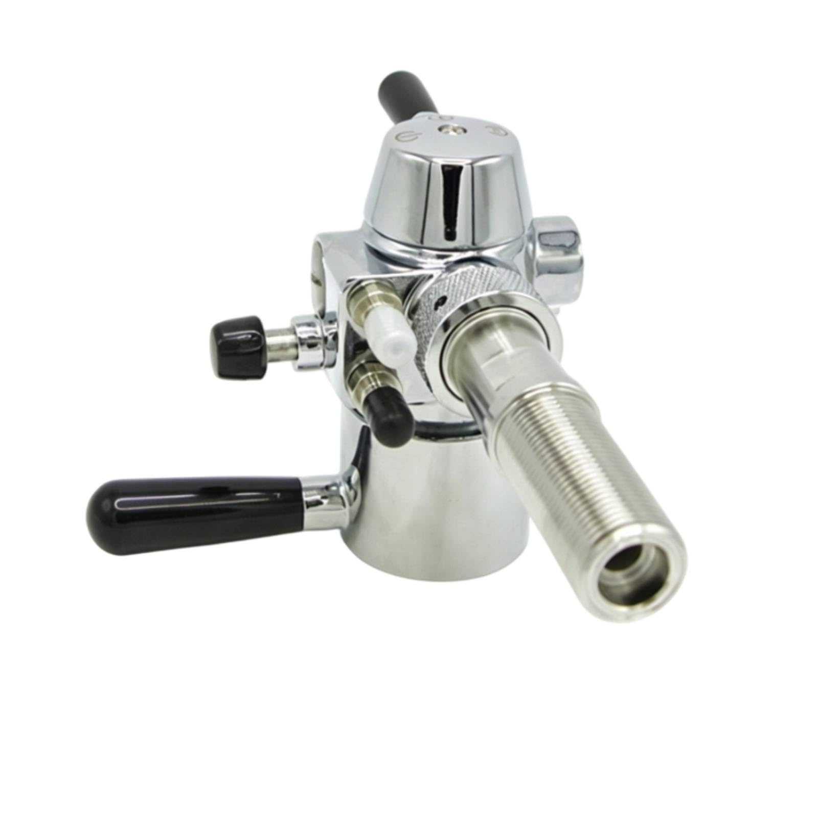 TISHITA Grifo para Cerveza Dispensador Llave Enroscada Metal Pulido Conexión Estándar Estable Vertido sin Espuma Adecuado para Uso Doméstico y Comercial, 38 Boca