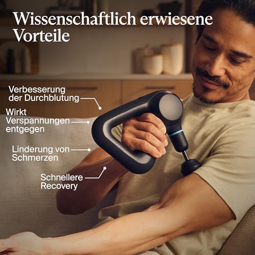 Theragun Prime, Elektrische Handmassagepistole, Smart App und Bluetooth-fähige perkussive Massage für Sportler… – Ansicht 2