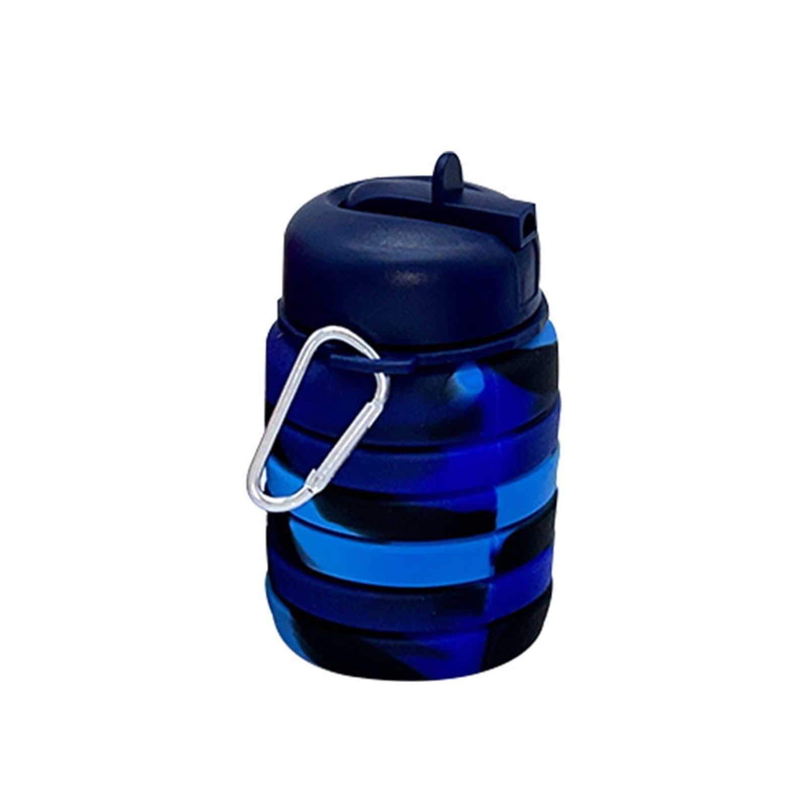 Gobelet pliable Gobelet en silicone Tasse d'eau pliante en Silicone, bouilloire Portable et créative for le cyclisme, sport l'extérieur(Green)