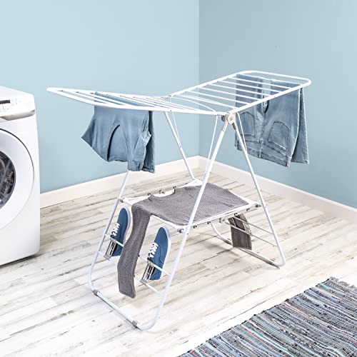 HoneyCanDo HeavyDuty MultiPosition Collapsible Clothes Drying Rack