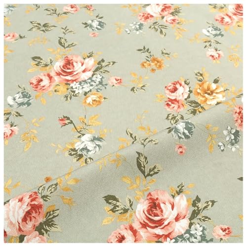Tissu au mètre floral pour créer une ambiance cottage anglais dans votre salon chaleureux