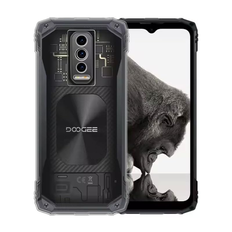 Case for Doogee Blade 10 Pro, Transparent Silicone Silky-Soft Flexible Touch Full-Body Protective Case Shockproof Bumper Protection Cover (Clear)