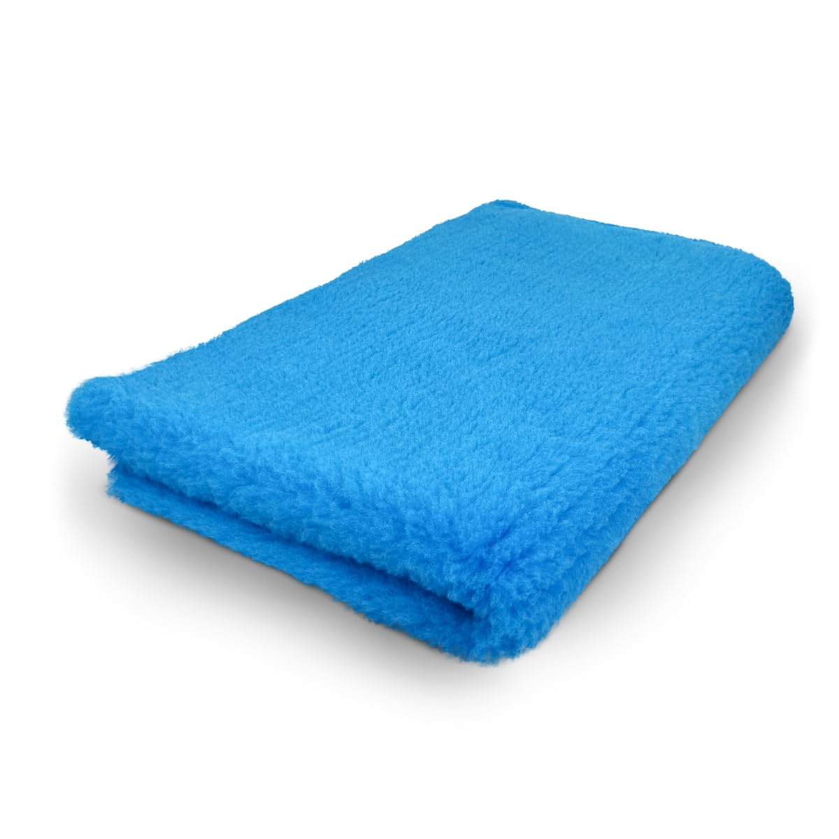 Lit Turquoise uni Latex antidérapant 100 x 75 cm stable pour grand chien et chat