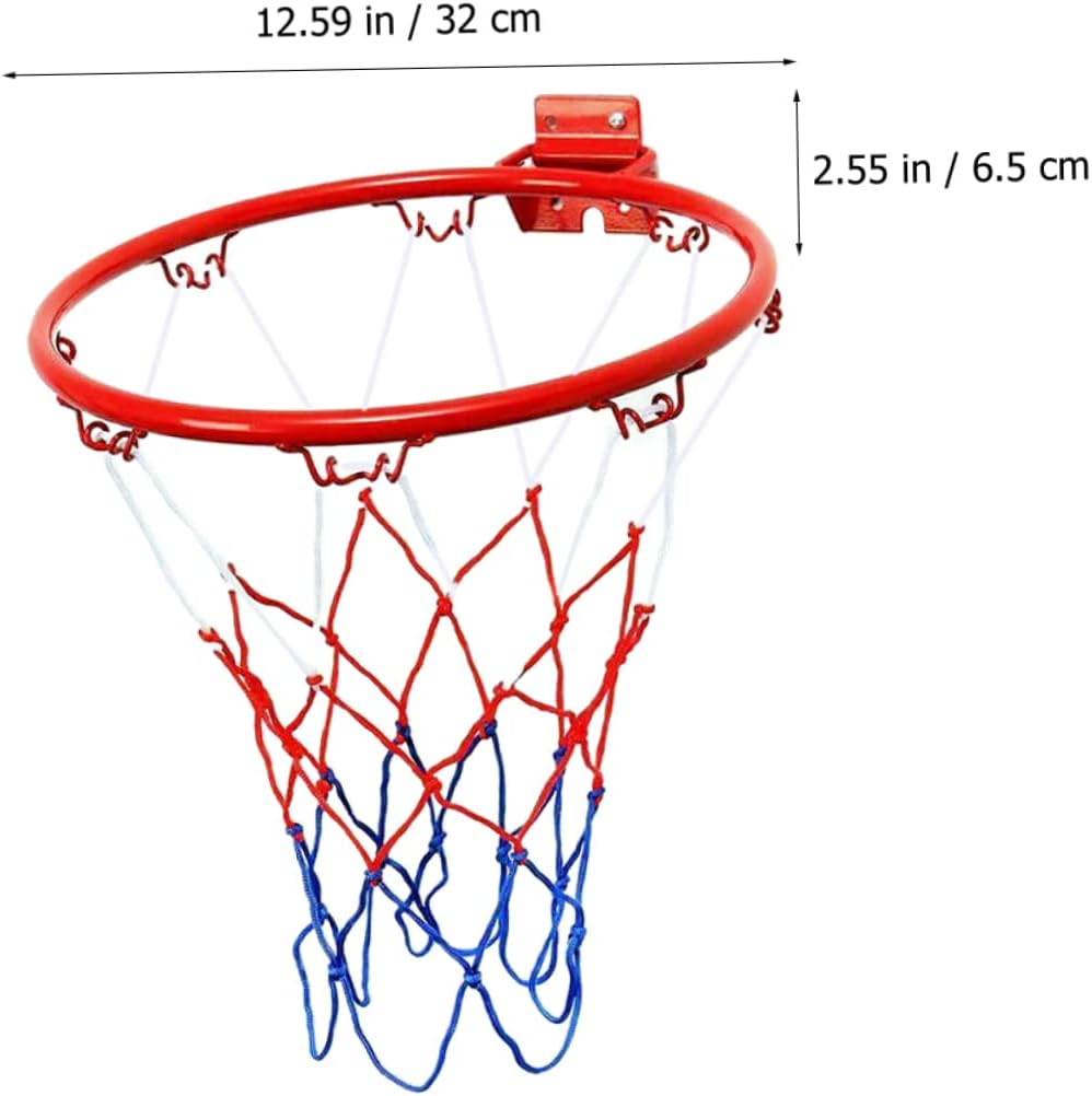 Mini Basketball Hoop for Boys and Girls 32cm Diameter Indoor/Outdoor Wall Mount Hoop Easy Installation for Children