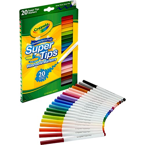Crayola Marcadores lavables Super Tips