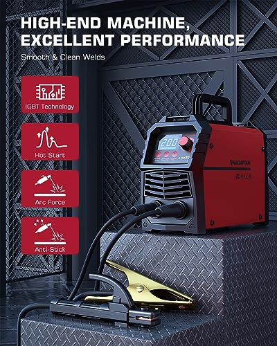 Arccaptain ARC-200 Stick Welder, [Large Led Display] 200A Arc/Lift Tig Welding Machine thumb #2