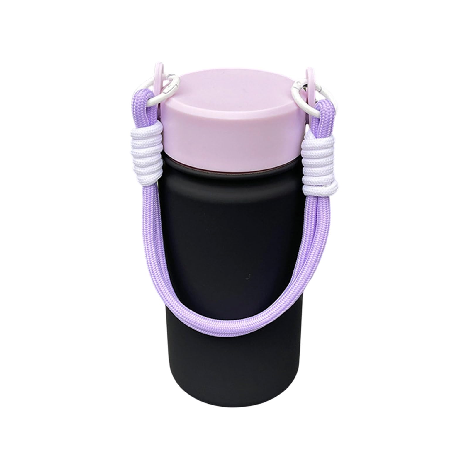 Xjdzineq Flasks 350ml Portable Hand Straps Design Leak Proof Insulated Tumblers for Gym Daily Use Beverage Container