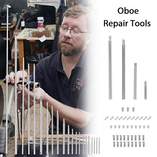 Oboe Repair Kit,Oboe Maintanance Care Kit,Wear-Resistant Durable Oboe Repairing Tools for Oboe Parts Aging Dropping Replacement