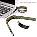iGANK Smart Wristband, T5 Sports Fitness Bracelet, No Need to Install app (Olive)
