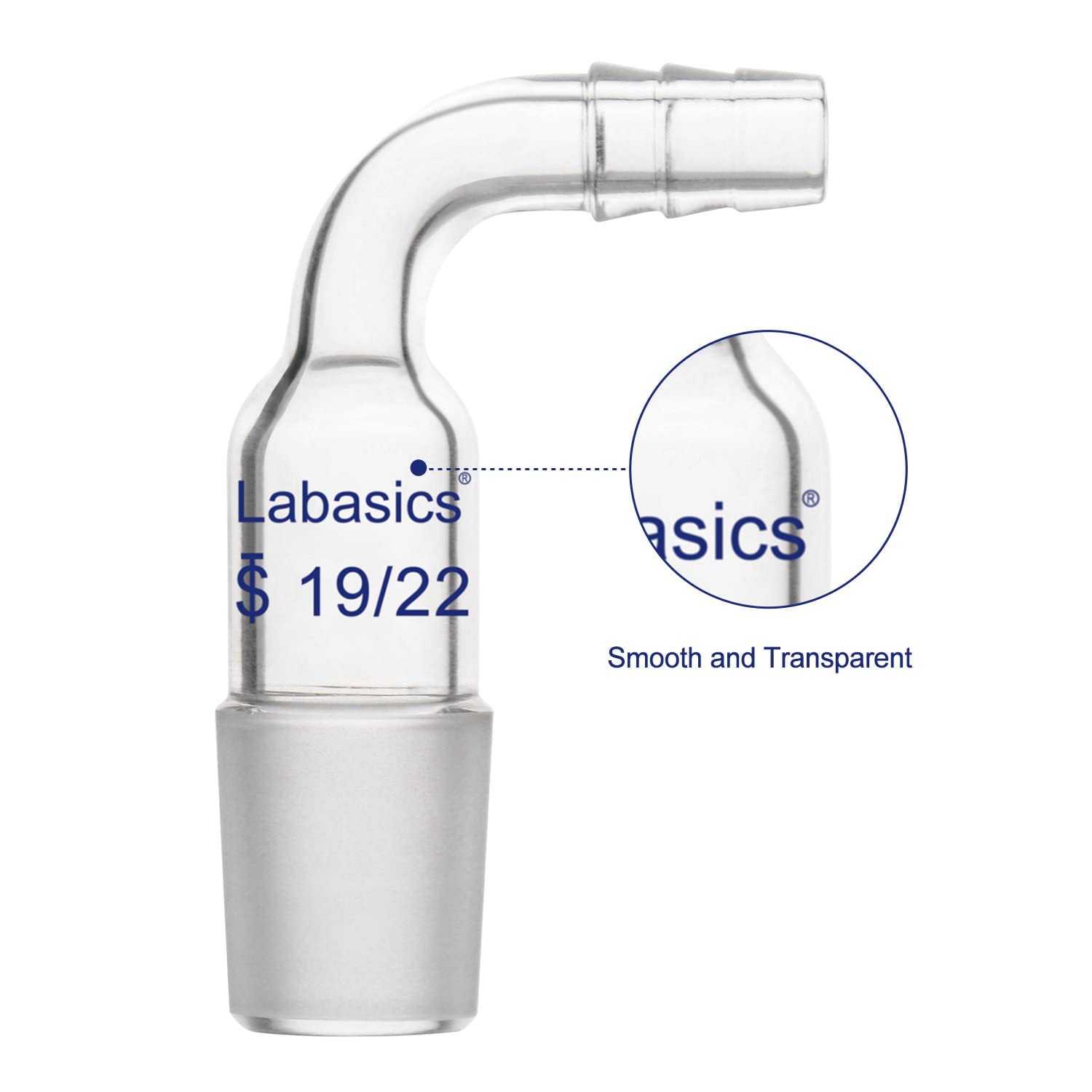 Labasics Glass Inlet Adapter - 19/22 Joint -3