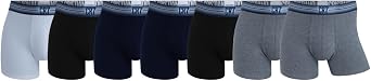 CR7 Men's 7-Pack Cotton Blend Trunks Premium Gift-Box