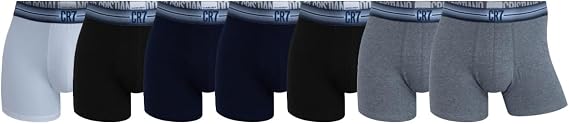 CR7 Men's 7-Pack Cotton Blend Trunks Premium Gift-Box
