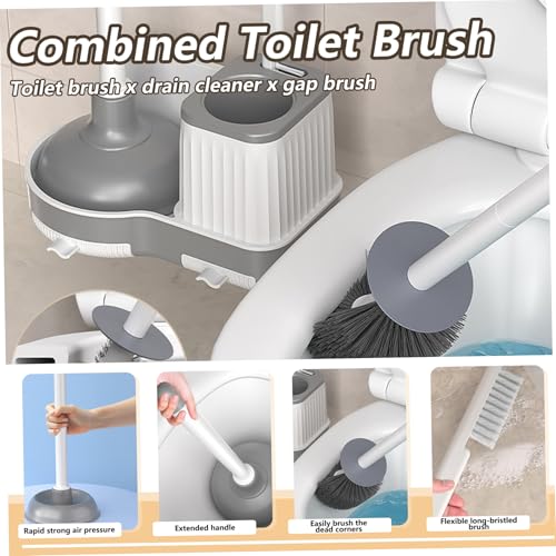 Brosse de nettoyage des crevasses et ensemble piston contre les odeurs