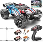 RC Voitures 1:18 Niveau d'entrée RC Voiture pour adultes & Garçons, entraînement tout-métal 4x4 hors route RC Camion de course haute vitesse 40 km/h, avec 2 Remboursé 1200 mAh Batteries, Voiture de Télécommande rapide pour adultes