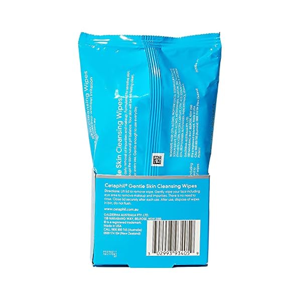 Cetaphil Face and Body Wipes, Gentle Skin Cleansing Cloths, 25 Count, Pack of 3, for Dry, Sensitive Skin, Flip Top Closure, Great for the Gym,Travel, in the Car, Hypoallergenic, Fragrance Free
